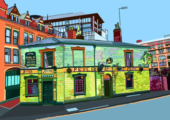 Peveril Of The Peak, Manchester Illustration Art Print, 2 of 2