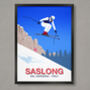 Val Gardena Downhill Ski Race Poster, thumbnail 1 of 6