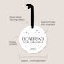 Personalised Baby's First Christmas Bauble 2025, thumbnail 4 of 10