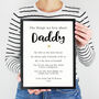 Personalised Things I Love Print For Dad, Daddy Grandad, thumbnail 4 of 5