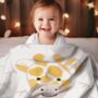 Personalised Giraffe Baby Blanket, thumbnail 1 of 3