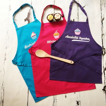 Apron Childrens' Personalised Cupcake Apron, 3 of 3