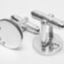 Personalised Name Disc Cufflinks, thumbnail 4 of 4