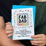 Bright Checkered Fab Dad Card With Magnet, thumbnail 6 of 7