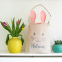 Large Personalised Easter Bunny Bag, thumbnail 2 of 8