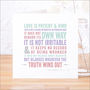 'Love Is Patient' Contemporary Bible Verse Card, thumbnail 1 of 4