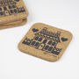 Hornsea Cork Coasters Set Of Four | Houses, thumbnail 3 of 7