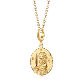 Virgo Zodiac Necklace, Sterling Silver Or Gold Plated, 2 of 9