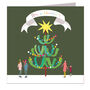 Christmas Tree Happy Christmas Card, thumbnail 2 of 3