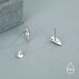 Sterling Silver Amphora Vase Stud Earrings, thumbnail 3 of 12