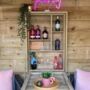 Wooden Foldaway Garden Bar, thumbnail 2 of 5