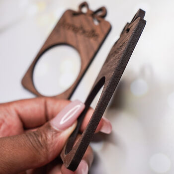 Personalised Wooden Napkin Rings Christmas Napkin, 9 of 9