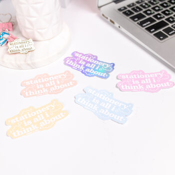 Cute Stationery Laptop Sticker Decal, 2 of 2