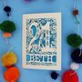 Personalised 21st Birthday Card Papercut Woodland Design, thumbnail 7 of 10