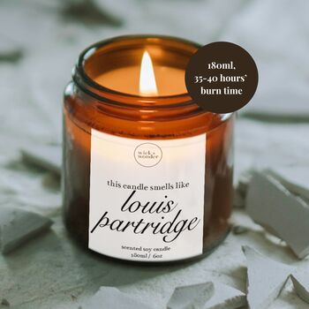 Louis Partridge Candle With Matches, House Of Guinness Gifts, 3 of 12