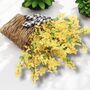 Yellow Forsythia Flower Basket Wreath, thumbnail 5 of 7