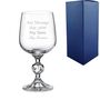 Personalised Claudia Crystalite Goblet Gift Box, thumbnail 2 of 5