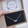 Sterling Silver Milestone 30 40 50 60 70 80 90 Birthday Necklace, thumbnail 2 of 6