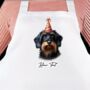 Dog Birthday Party Hat Personalised Chef Apron, thumbnail 9 of 12