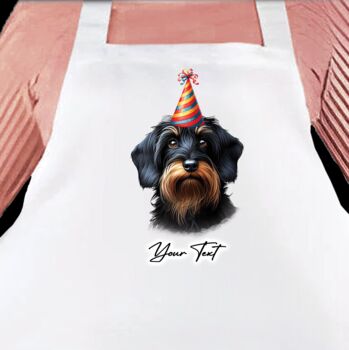 Dog Birthday Party Hat Personalised Chef Apron, 9 of 12