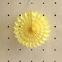 Yellow Paper Fan Hanging Decoration, thumbnail 4 of 5