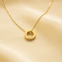 Sterling Silver Family Mini Eternal Rings Personalised Necklace, thumbnail 9 of 12