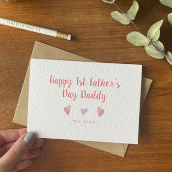 Happy 1st Father's Day Greeting Card, 6 of 6