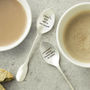 Personalised Silver Plated Tea Spoon Set, thumbnail 1 of 6