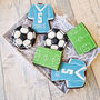 Football Biscuits Gift Box, Personalised Birthday Gift, thumbnail 3 of 12