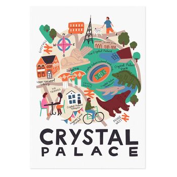 Crystal Palace London Map, 5 of 6