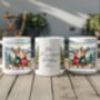 Personalised Christmas Reindeer Couple In Love Mug D, thumbnail 2 of 2