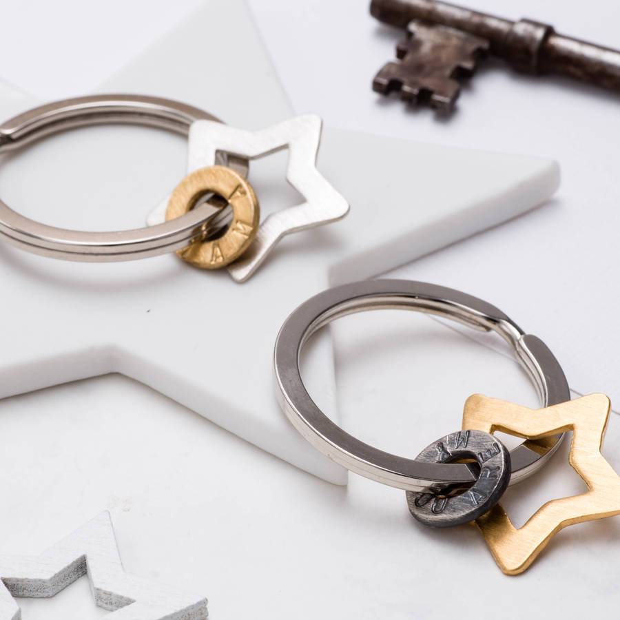 Image of Personalised Superstar Keyring