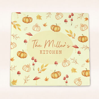 Personalised Halloween Pumpkin Glass Chopping Board, 2 of 3