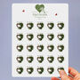 Butterfly Christmas Kisses Stickers, 25 Love Stickers, thumbnail 6 of 12