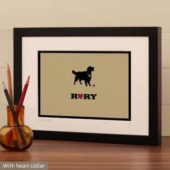 Personalised Golden Retriever Print For One Or Two Dogs, 9 of 12