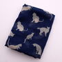 Personalised Gift Box Scarf With Cat Design, thumbnail 3 of 7
