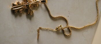 18 K Gold Cross Pendant Necklace Genesis, 7 of 8
