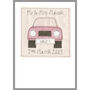 Personalised Car Wedding Or Anniversary Card, thumbnail 9 of 12