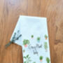 Personalised Crazy Plant Lady Tea Towel, thumbnail 4 of 5