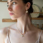 Honey Bee And Pearl Pendant Necklace, thumbnail 4 of 7