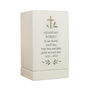 Personalised Memorial Cross Wooden Urn, thumbnail 4 of 7