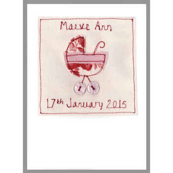 Personalised New Baby Pram Card, 8 of 12