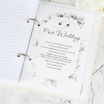Wedding Planner With Photo – Personalised Ring Bound Organiser, 10 of 12