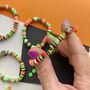 Halloween Heishi Disc Bead Bracelet, thumbnail 7 of 8