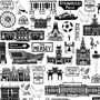 Liverpool Illustrated Black And White Print, thumbnail 4 of 7