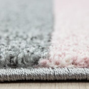 Geometric Pink Rug The Midge, 4 of 4