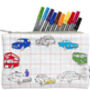 Cars And Tractors Colour In Pencil Case Kit + 10 Pens, thumbnail 5 of 5