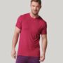 Men's Two Pack Bamboo T Shirts Wine/Navy, thumbnail 1 of 5