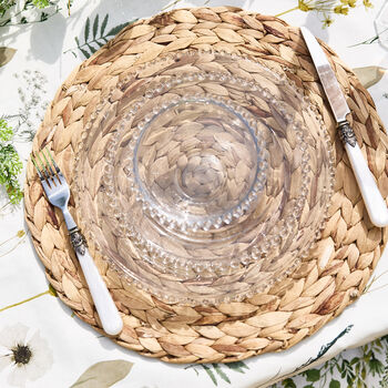 12 Piece Bella Perle Glass Beaded Dinner Set, 4 of 4