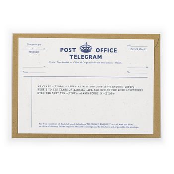 Personalised Telegram Card, 3 of 4